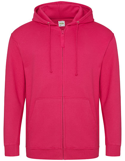 Zip Hoody | Just Hoods | Sweater | Gr. L | Hot Pink | NEU