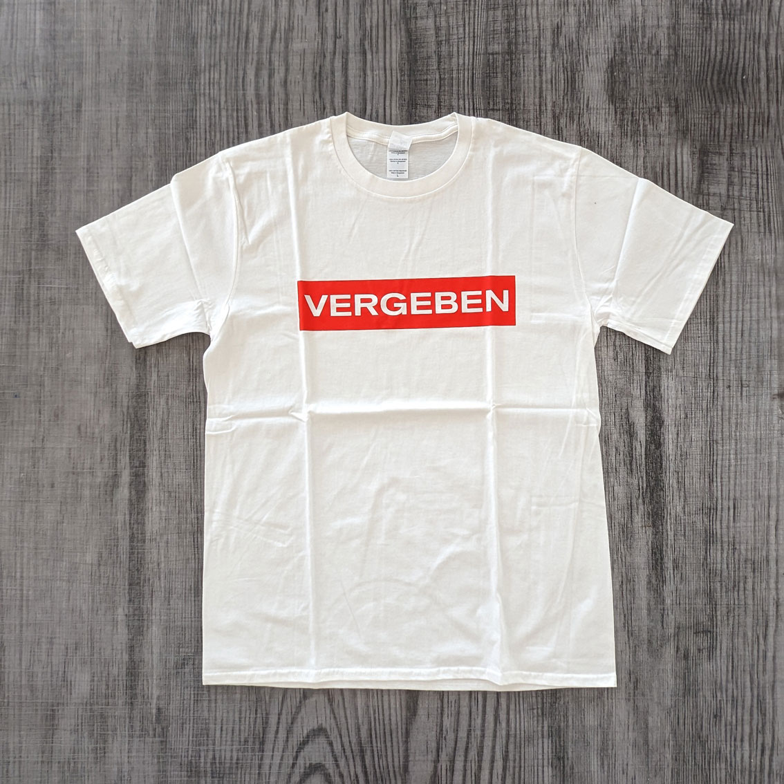 Vergeben T-Shirt weiß Gr. L NEU