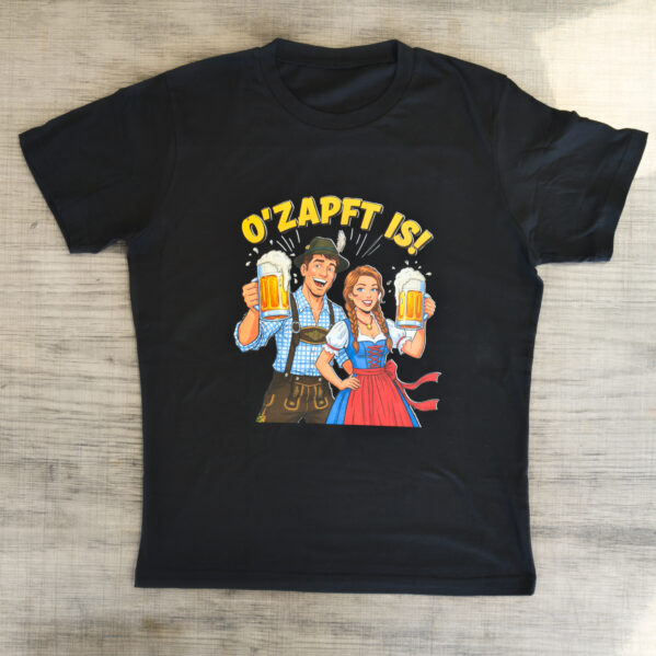 O'Zapft is! Herren T-Shirt | Dein Shirt für die Wiesn 2025